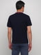 Чорна футболка-поло з контрастними смужками на комірці | 6726397 | фото 2