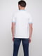 Белая футболка-поло в голубой горошек | 6726401 | фото 3