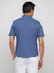Синяя хлопковая рубашка на пуговицах | 6726515 | фото 2