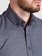 Сіра сорочка з нагрудною кишенею | 6726521 | фото 2