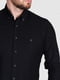 Черная рубашка с нагрудным карманом | 6726522 | фото 2