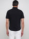 Чорна бавовняна сорочка з коротким рукавом | 6726527 | фото 2