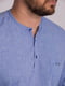 Синя бавовняна сорочка на три гудзики | 6726563 | фото 3