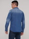 Синя джинсова сорочка з нагрудними кишенями | 6726595 | фото 2