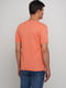 Оранжевая хлопковая футболка | 6726615 | фото 2