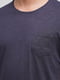 Сіра футболка з накладною кишенею | 6726620 | фото 3
