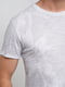 Бавовняна біла футболка з принтом | 6726641 | фото 3