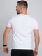 Біла футболка з кольоровими смужками | 6726717 | фото 2