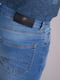 Синие джинсовые шорты с потертостями | 6726756 | фото 3