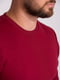 Базовый трикотажный свитшот бордового цвета | 6726811 | фото 2