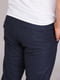 Синие классические брюки с карманами | 6726823 | фото 3