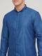 Синя класична сорочка на ґудзиках | 6726825 | фото 3
