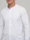 Белая рубашка с воротником-стойкой | 6726832 | фото 2