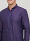 Бавовняна бордово-фіолетова сорочка | 6726860 | фото 3