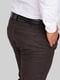 Коричневые классические брюки с карманами | 6726887 | фото 2