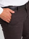 Коричневі класичні штани з кишенями | 6726887 | фото 3