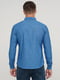 Синяя рубашка классического стиля в принт | 6726921 | фото 2