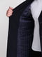 Двобортне пальто-піджак темно-синього кольору | 6726948 | фото 4