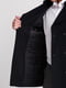 Двобортне пальто-піджак чорного кольору | 6726949 | фото 4