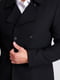 Двобортне пальто-піджак чорного кольору | 6726949 | фото 6