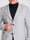 Пальто-піджак світло-сірого кольору з лацканами | 6726953 | фото 5