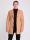Пальто-піджак кольору кемел з лацканами | 6726954