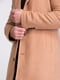 Пальто-пиджак цвета кемел с лацканами | 6726954 | фото 6