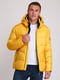 Куртка вкорочена з капюшоном жовта | 6726957 | фото 2