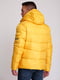 Куртка укороченная с капюшоном желтая | 6726957 | фото 3