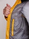 Куртка укороченная с капюшоном желтая | 6726962 | фото 5