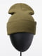Однотонна шапка кольору хакі | 6726968 | фото 2