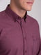 Бордовая классическая рубашка на пуговицах | 6726994 | фото 3