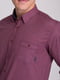 Бордовая классическая рубашка на пуговицах | 6726994 | фото 4