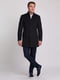 Пальто-пиджак темно-серого цвета с воротником-стойкой | 6727033 | фото 2
