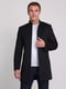 Пальто-пиджак темно-серого цвета с воротником-стойкой | 6727033 | фото 4