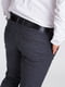 Темно-синие классические брюки с карманами | 6727047 | фото 4