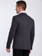 Классический пиджак цвета антрацит с платком-паше | 6727089 | фото 2