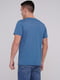 Базовая синяя футболка с принтом | 6727122 | фото 2