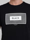 Базова чорна футболка з принтом | 6727128 | фото 3