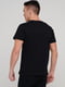 Базова чорна футболка з принтом | 6727128 | фото 4