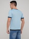 Блакитна трикотажна футболка | 6727140 | фото 2