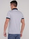 Белая футболка-поло с контрастным воротником и манжетами | 6727157 | фото 2