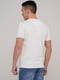 Біла фактурна футболка у дрібний принт | 6727164 | фото 2
