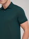 Базовая футболка-поло зеленого цвета | 6727165 | фото 3