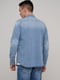 Блакитна джинсова сорочка з нагрудними кишенями | 6727191 | фото 2