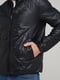 Куртка пряма з коміром-стійкою чорна | 6727210 | фото 3