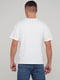 Хлопковая белая футболка с принтом | 6727230 | фото 2