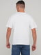 Хлопковая белая футболка с принтом | 6727232 | фото 2
