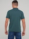 Бавовняна зелена футболка з контрастними смужками | 6727242 | фото 2