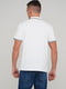 Бавовняна біла футболка з контрастними смужками | 6727244 | фото 2